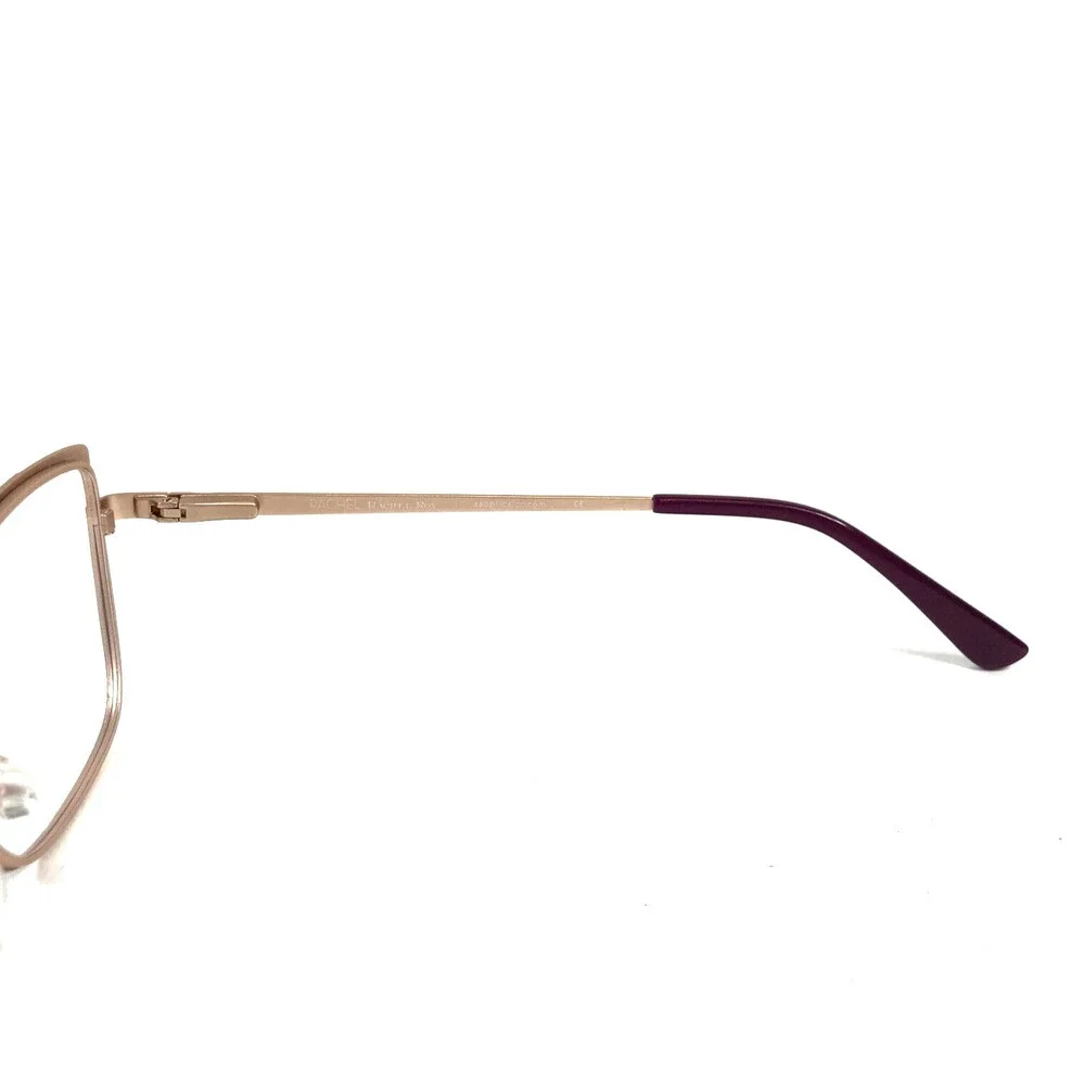 Rachel Roy Eyeglasses Frames NOBLE PURPLE Gold Cat Eye Full Rim 52-17-135